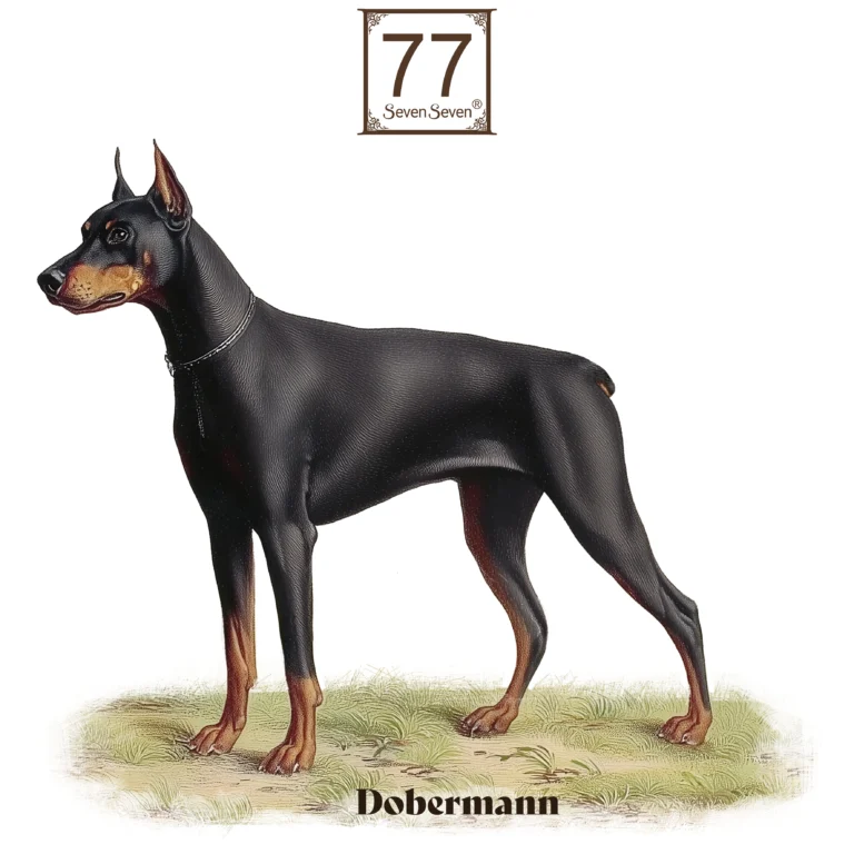 Doberman - bawełniana torba canvas