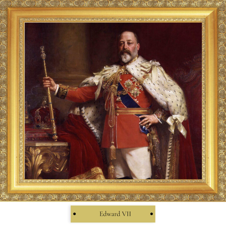 Large Edward VII z indykiem