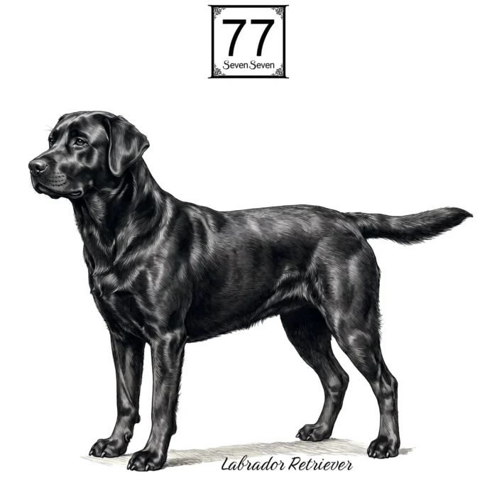 Labrador Retriever - bawełniana torba canvas
