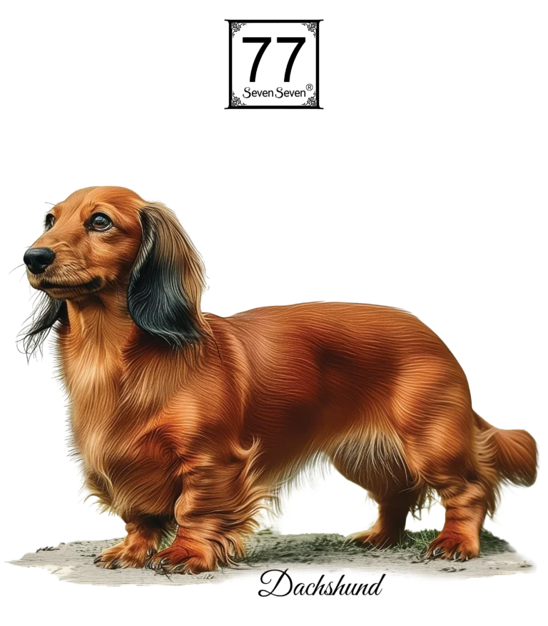 Jamnik (Dachshund) - bawełniana torba canvas