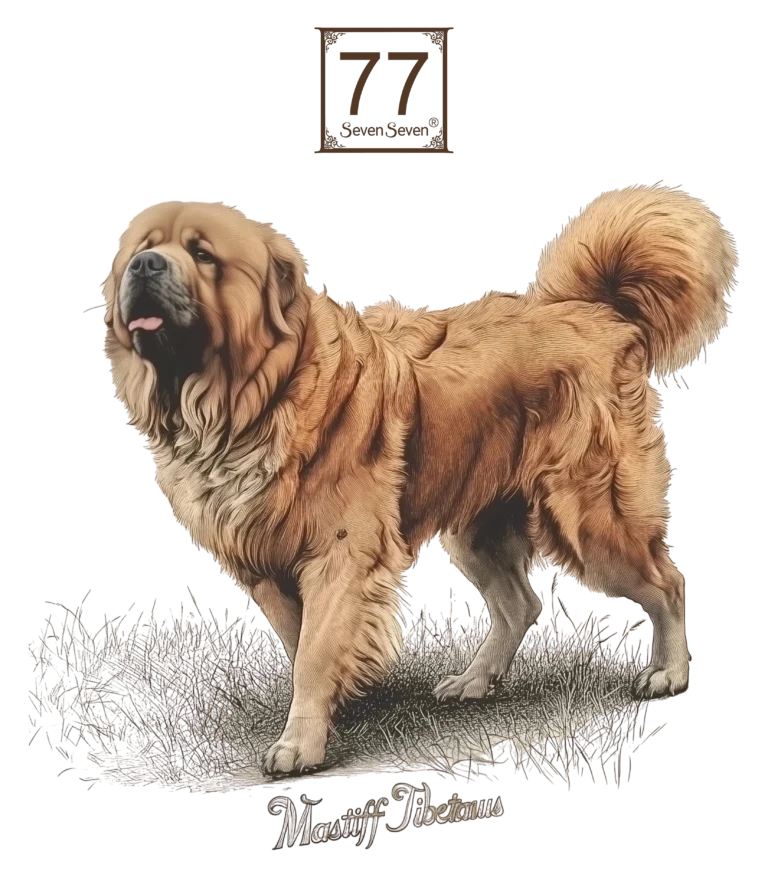 Mastiff Tybetański (Mastiff Tibeticus) - bawełniana torba canvas