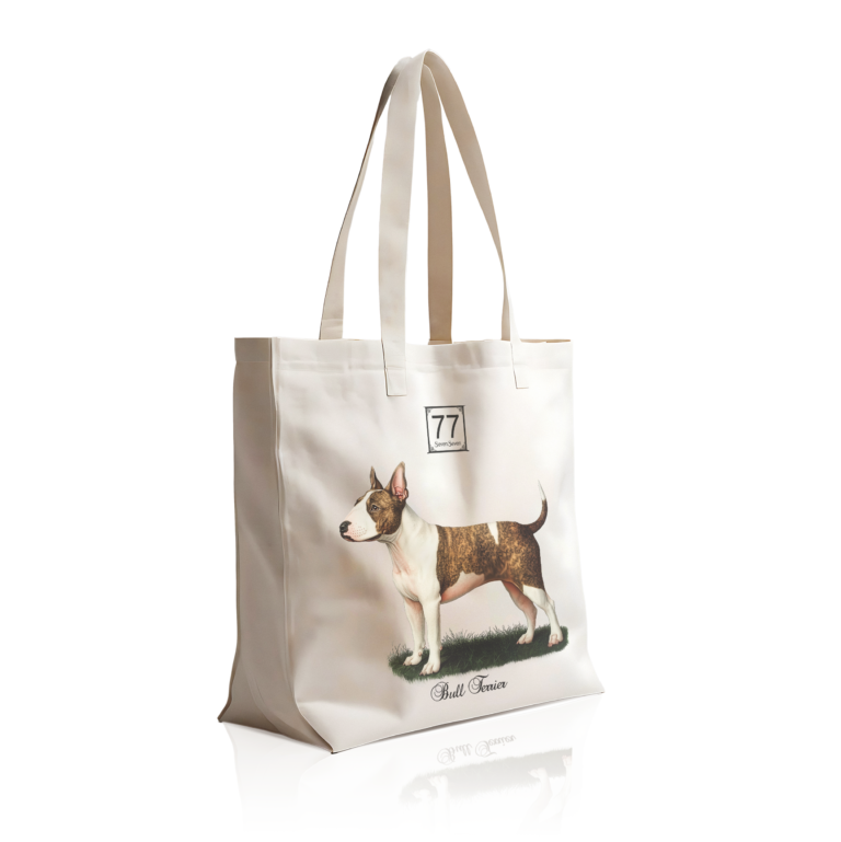 Bull Terrier (Bulterier) - bawełniana torba canvas