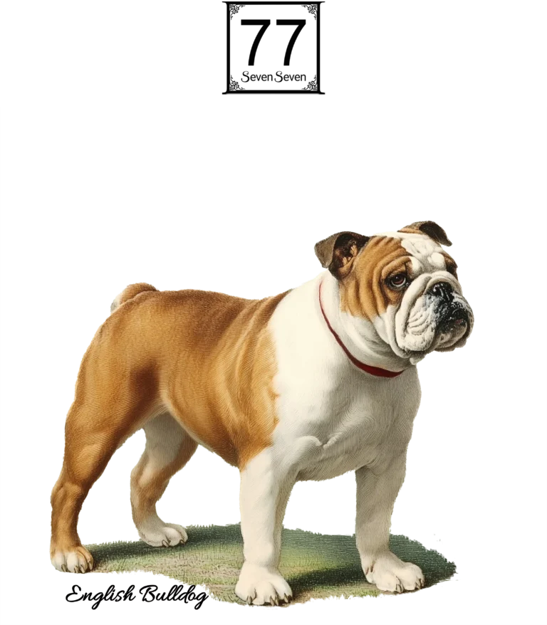 Buldog Angielski (English Bulldog) - bawełniana torba canvas