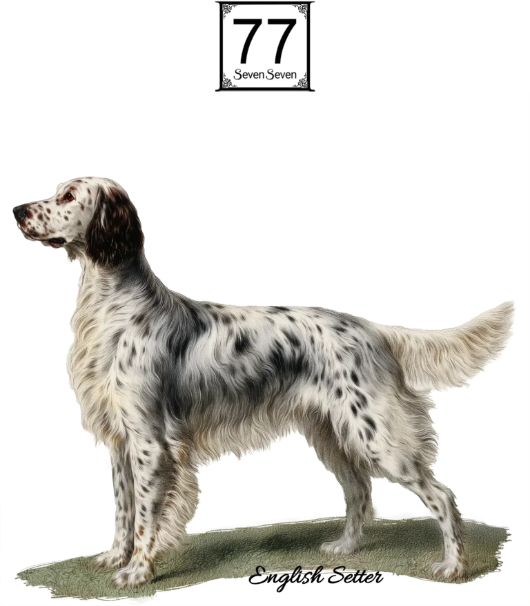 Seter Angielski (English Setter) - bawełniana torba canvas
