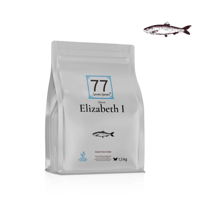 Elizabeth I z łososiem dla kota