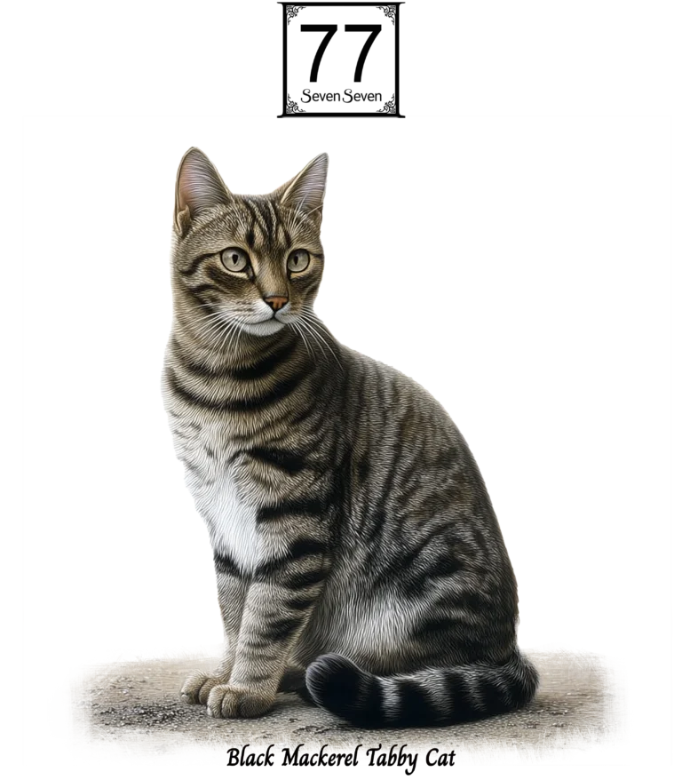 Kot Pręgowany (Felis Catus) - bawełniana torba canvas
