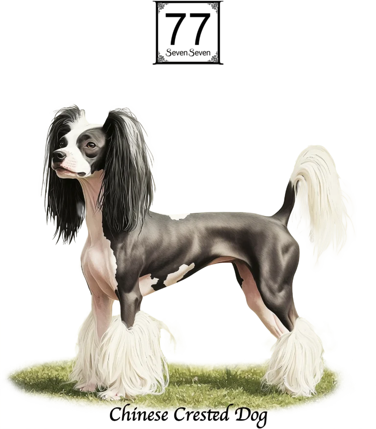 Grzywacz Chiński (Chinese Crested) - bawełniana torba canvas