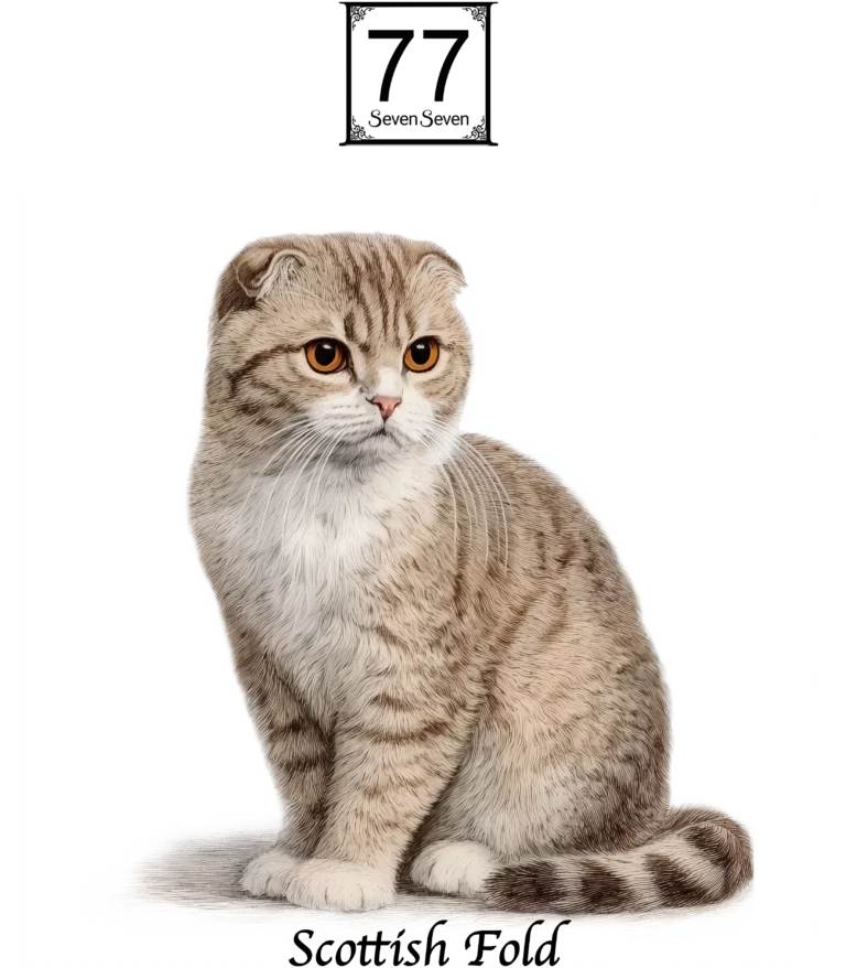 Szkocki Zwisłouchy (Scottish Fold) - bawełniana torba canvas
