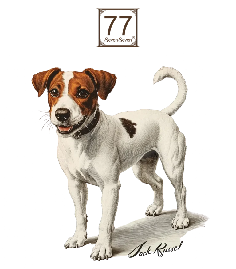 Jack Russell - bawełniana torba canvas