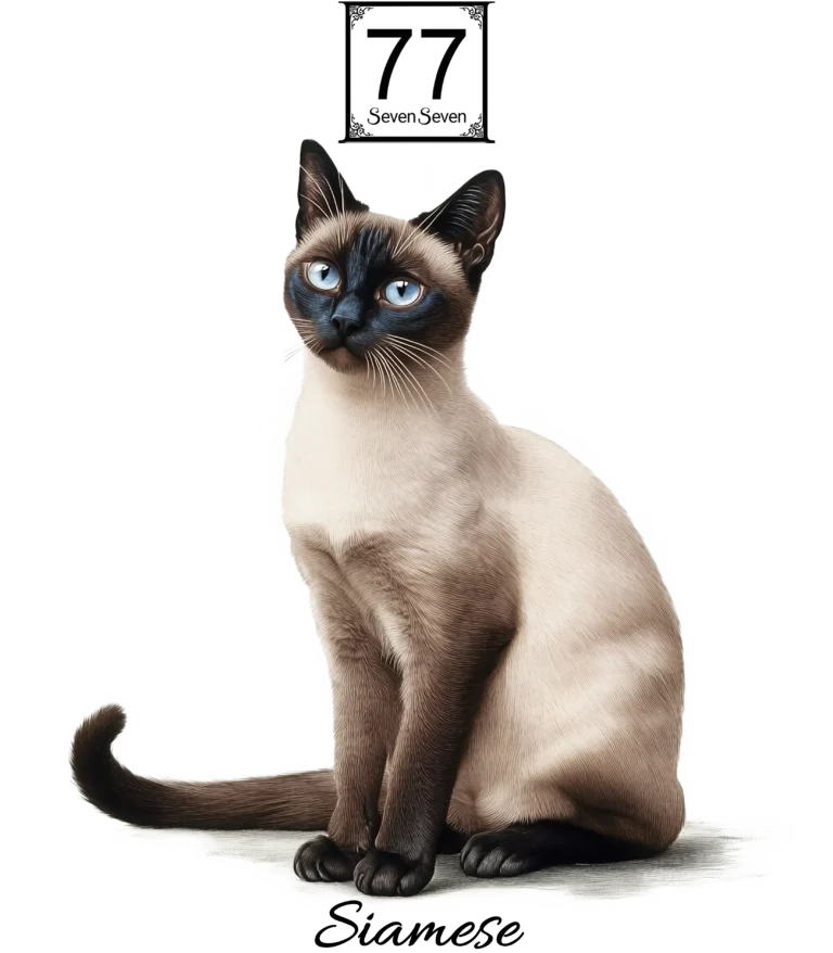 Kot Syjamski (Siamese Cat) - bawełniana torba canvas