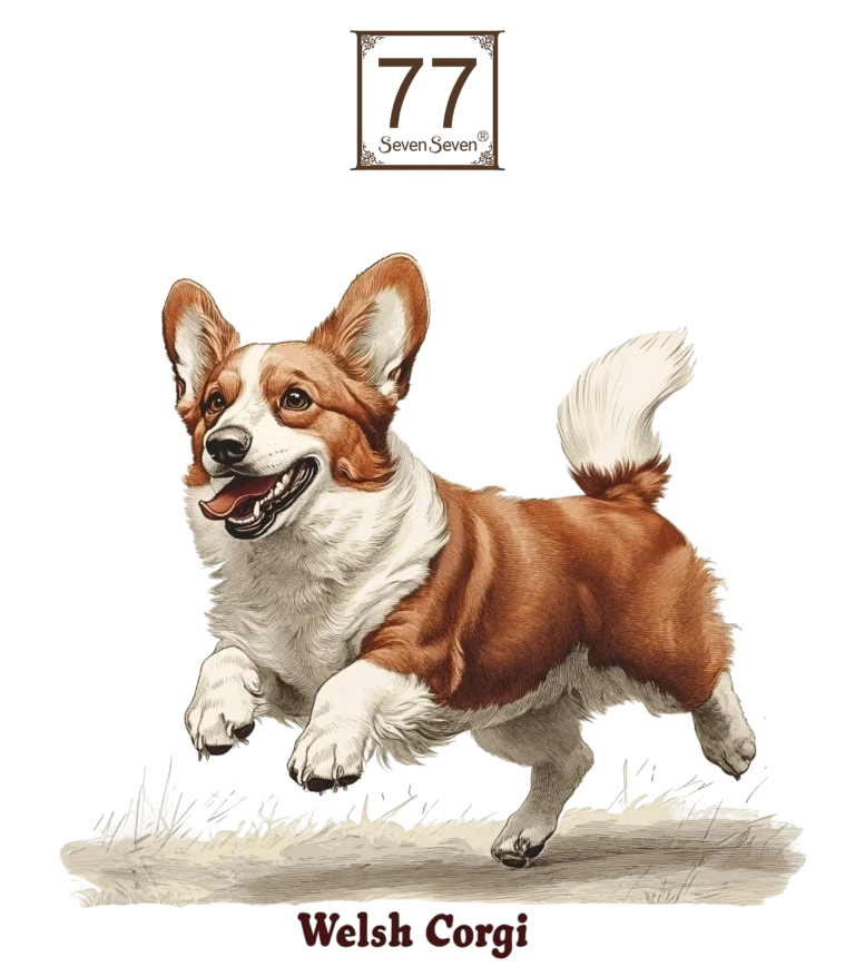 Welsh Corgi - bawełniana torba canvas