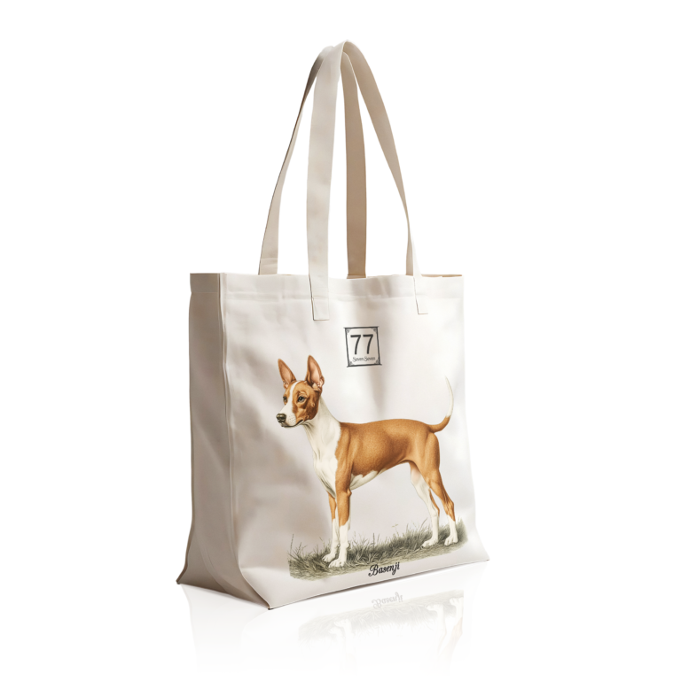 Basenji - bawełniana torba canvas