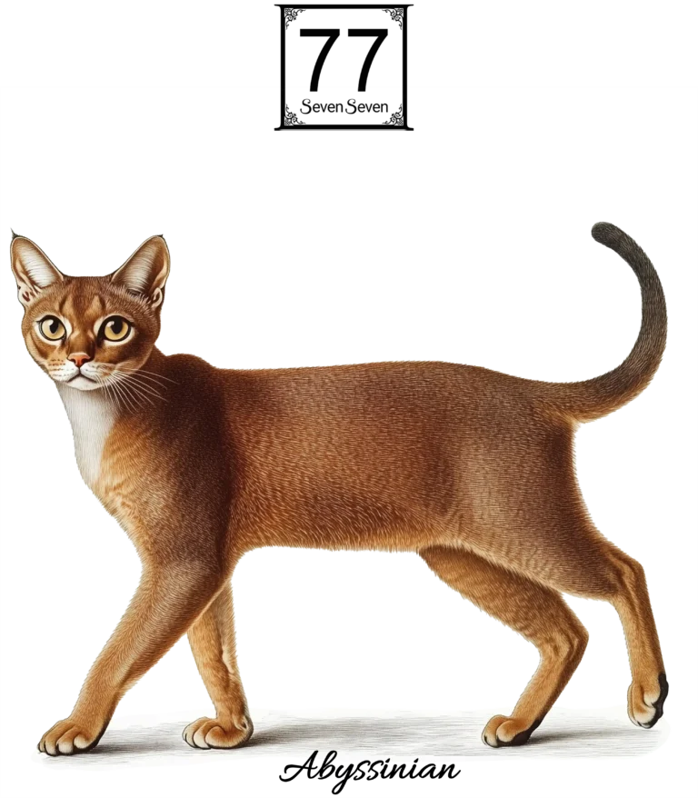Kot abisyński (Abyssinian Cat) - bawełniana torba canvas