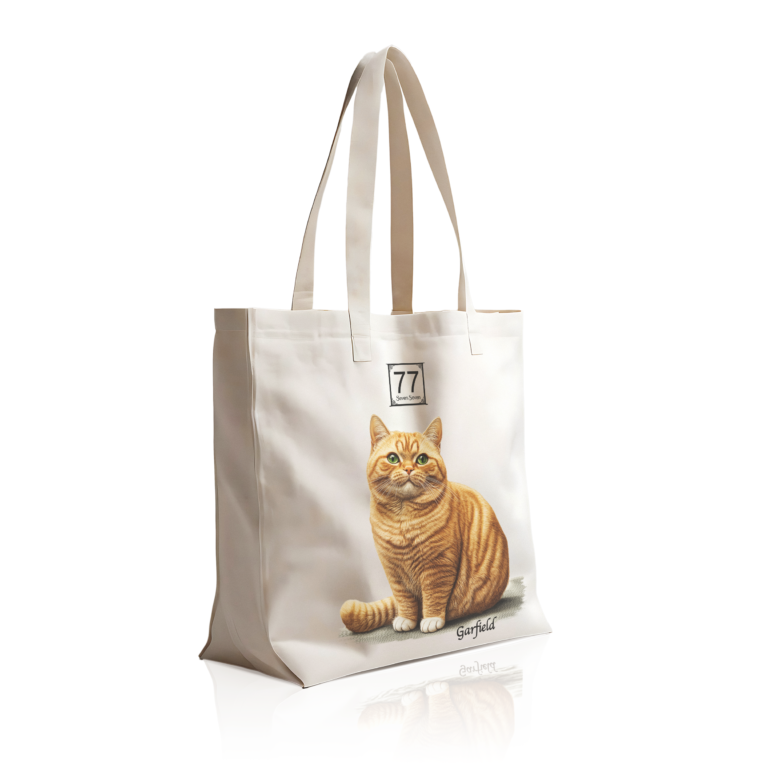 Garfield (Exotic Shorthair) - bawełniana torba canvas