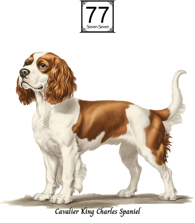 Cavalier King Charles Spaniel - bawełniana torba canvas