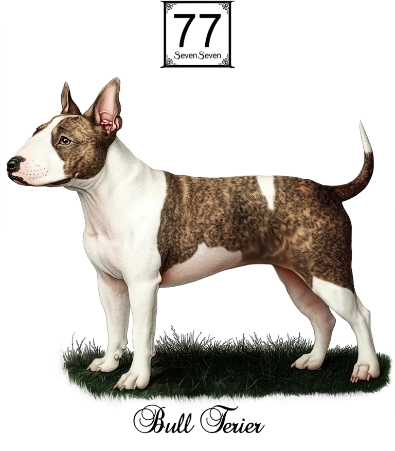 Bull Terrier (Bulterier) - bawełniana torba canvas