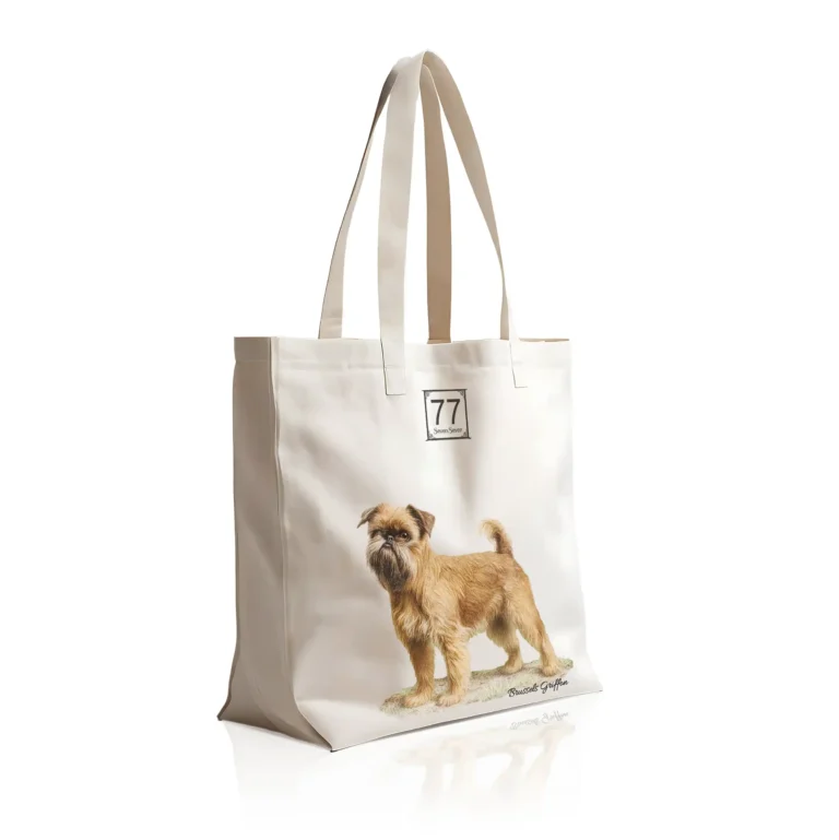 Gryfonik Belgijski (Brussels Griffon) - bawełniana torba canvas