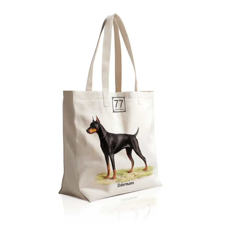 Doberman - bawełniana torba canvas