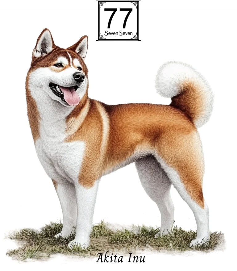Akita Inu - bawełniana torba canvas