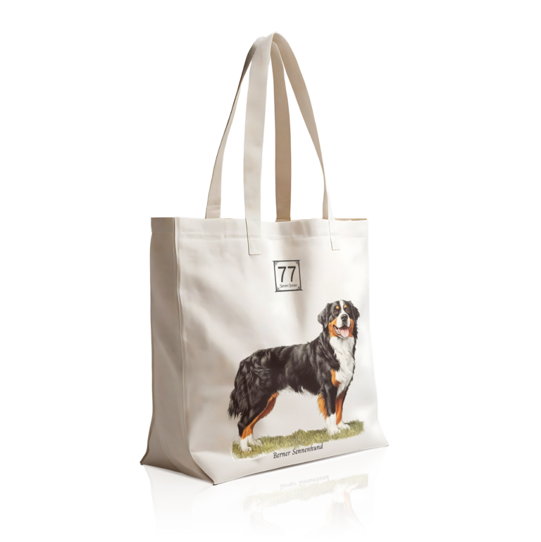 Berneński Pies Pasterski (Berner Sennenhund) - bawełniana torba canvas