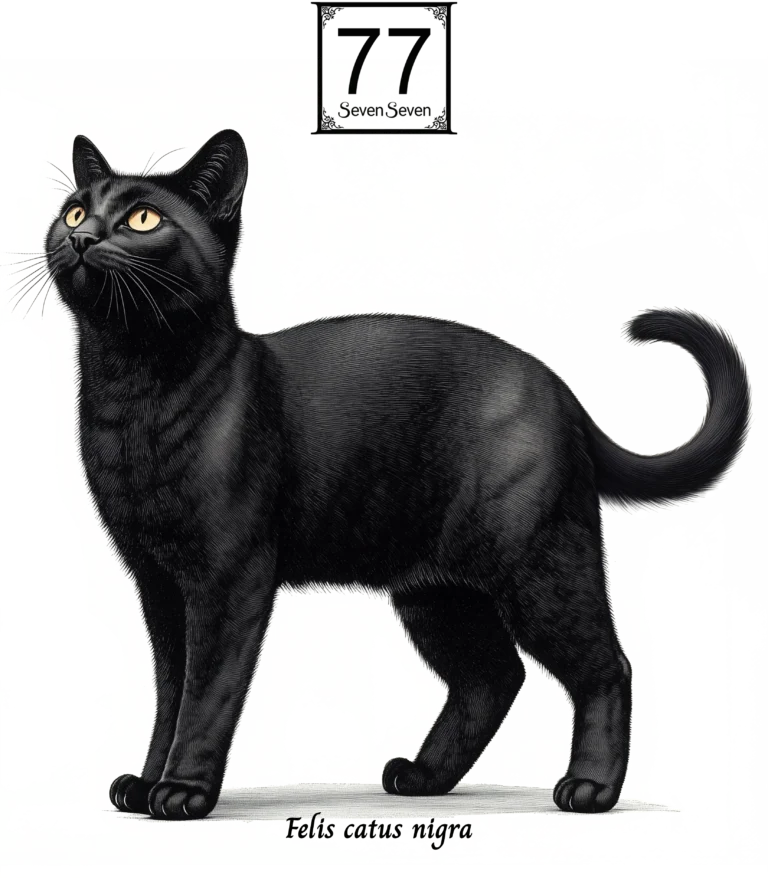 Kot Czarny (Felis Catus Nigra) - bawełniana torba canvas