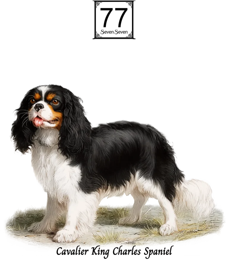 Cavalier King Charles Spaniel - bawełniana torba canvas
