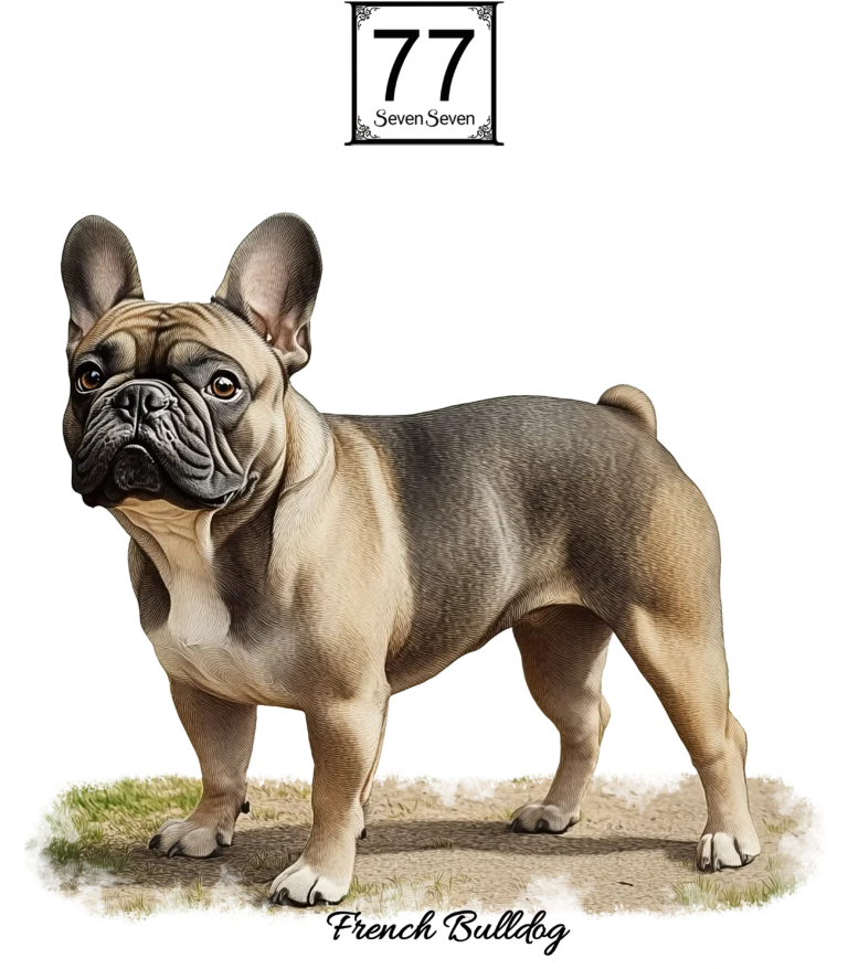 Buldog Francuski (Canis Bouledogue Francensis) - bawełniana torba canvas