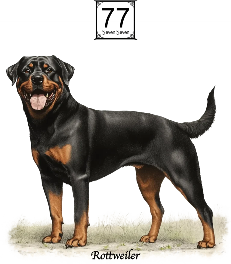 Rottweiler - bawełniana torba canvas