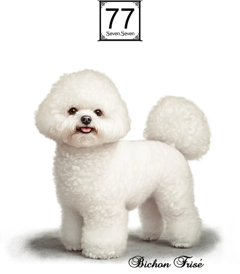 Biszon Kędzierzawy (Bichon Frise) - bawełniana torba canvas