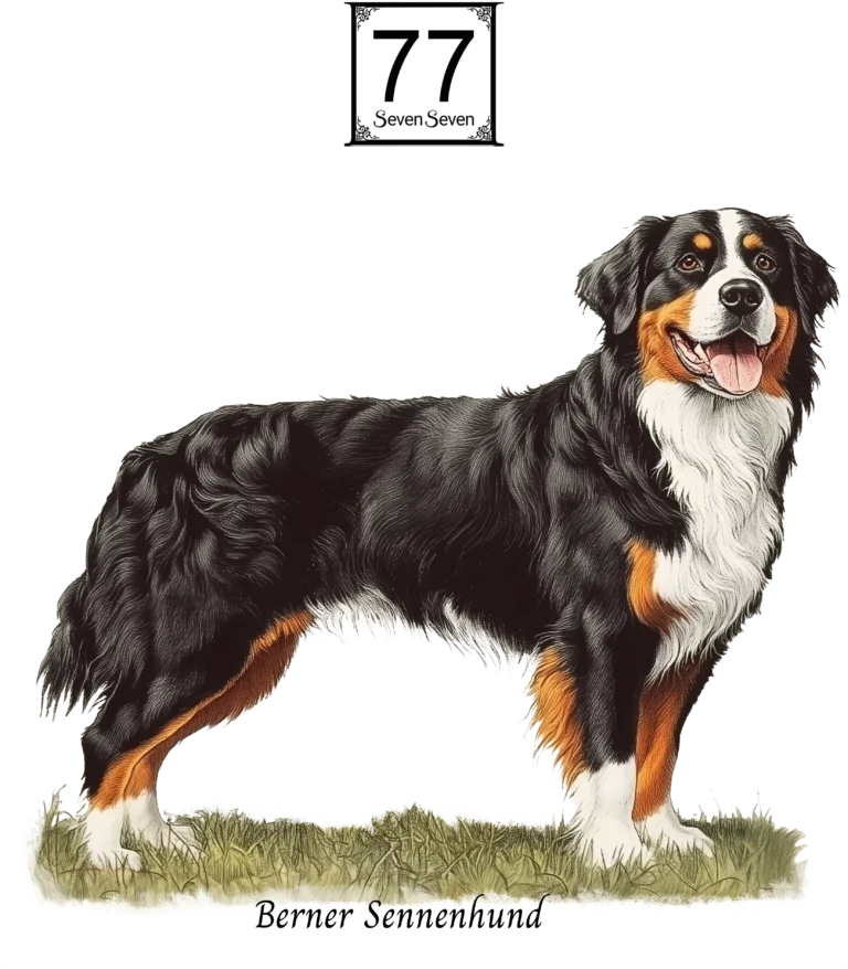 Berneński Pies Pasterski (Berner Sennenhund) - bawełniana torba canvas