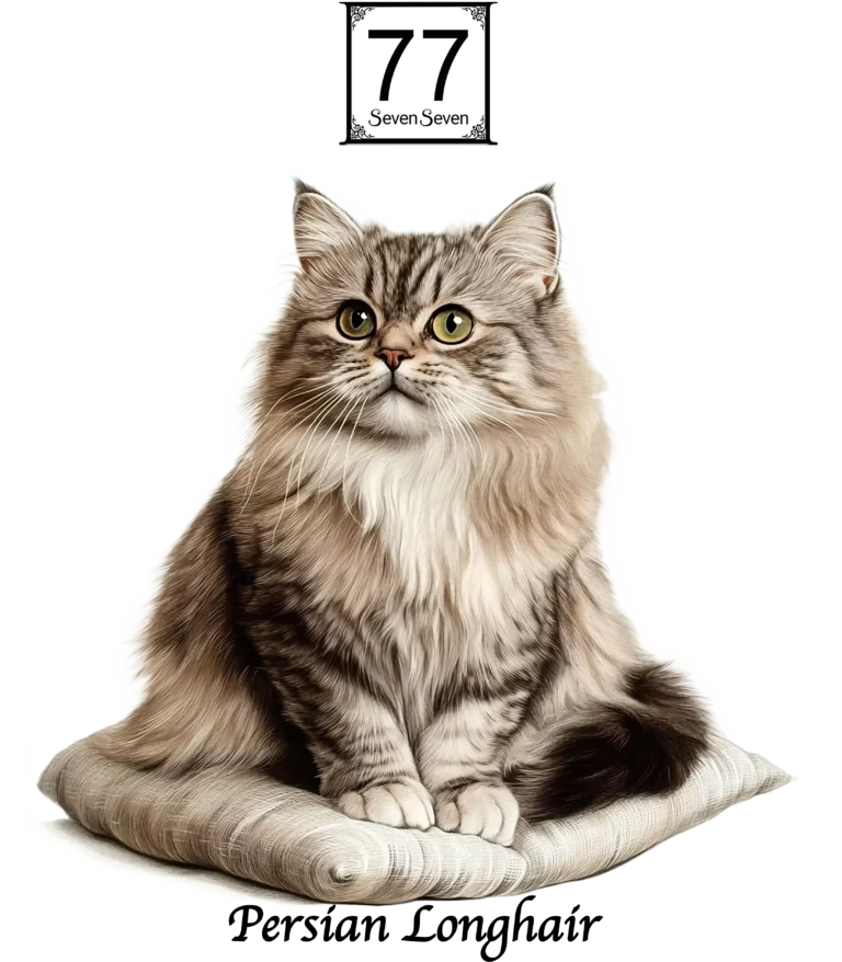 Kot Perski (Persian Longhair) - bawełniana torba canvas