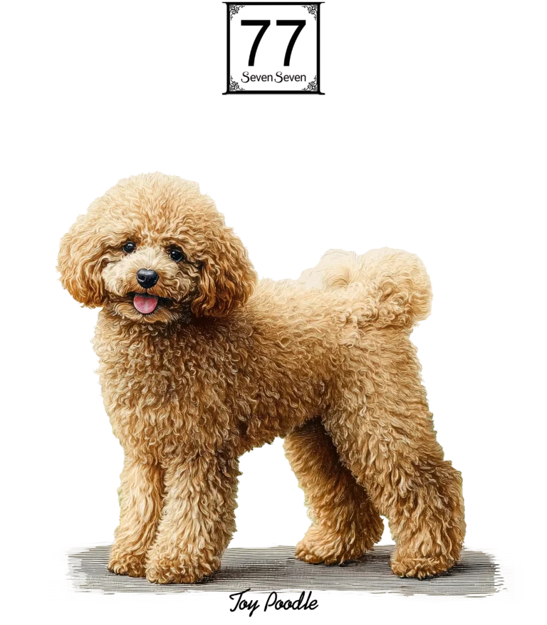 Pudel (Poodle) - bawełniana torba canvas