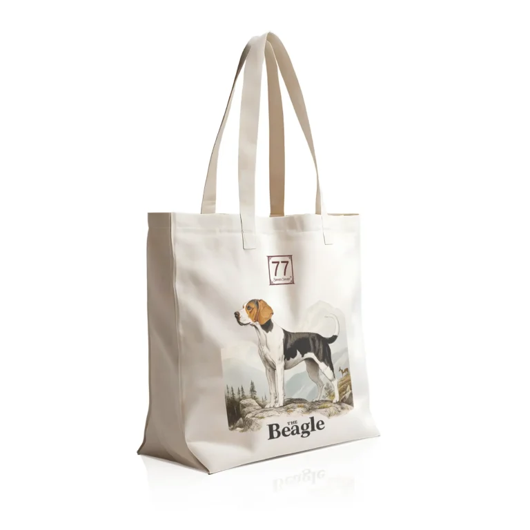Beagle - bawełniana torba canvas