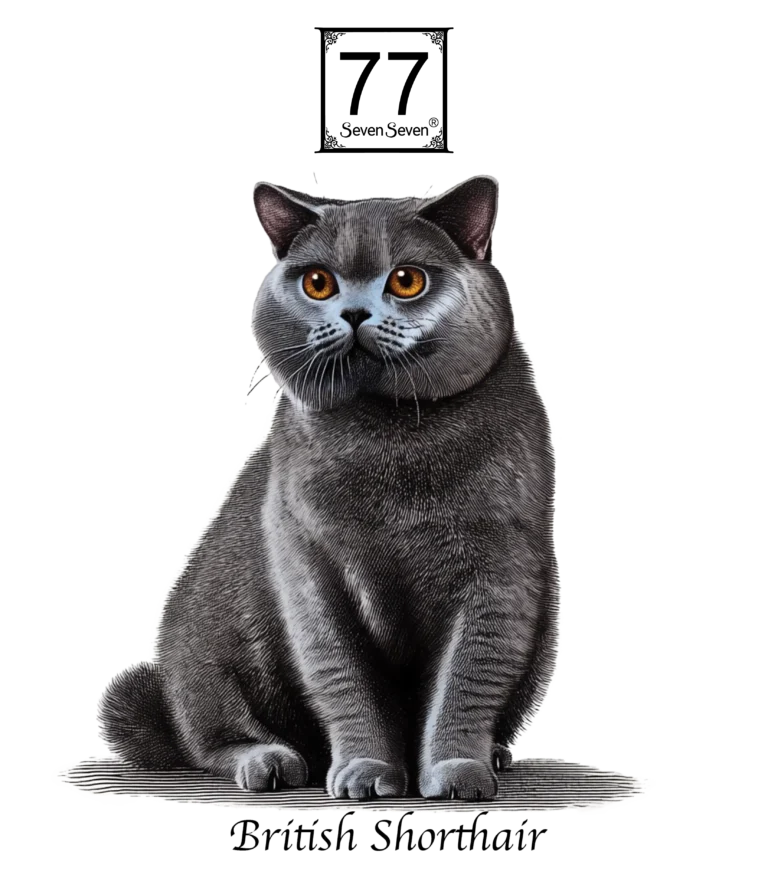 Kot Brytyjski Krótkowłosy (British Shorthair) - bawełniana torba canvas