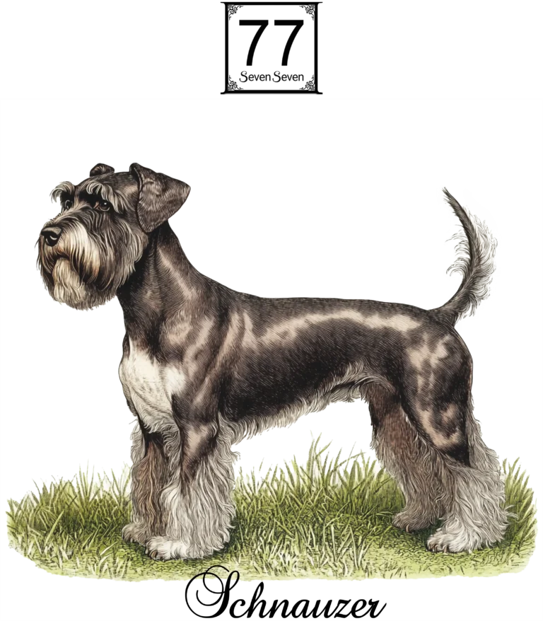 Schnauzer - bawełniana torba canvas