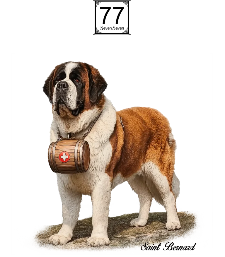 Bernardyn (Saint Bernard) - bawełniana torba canvas