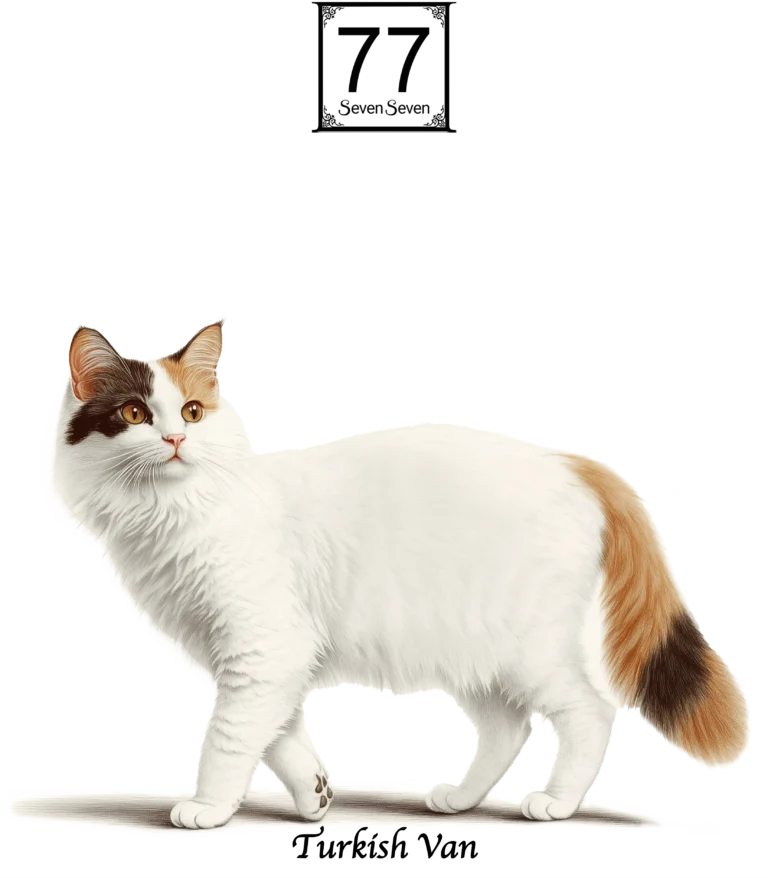 Turecki Van (Turkish Van) - bawełniana torba canvas