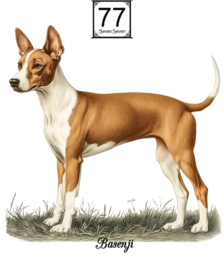 Basenji - bawełniana torba canvas