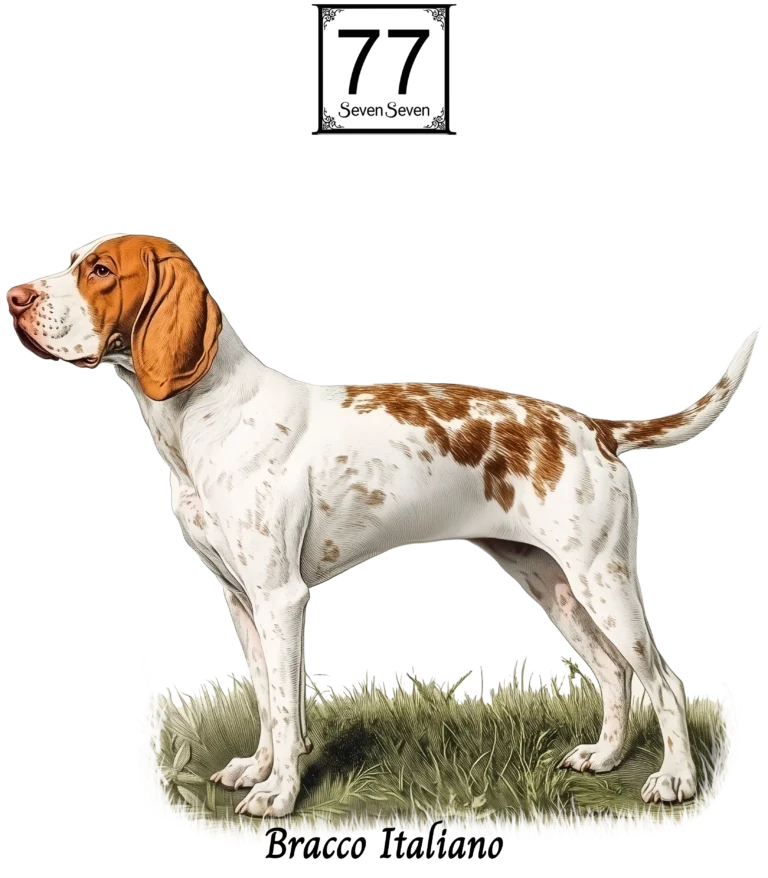 Wyżeł Włoski Krótkowłosy (Bracco Italiano) - bawełniana torba canvas