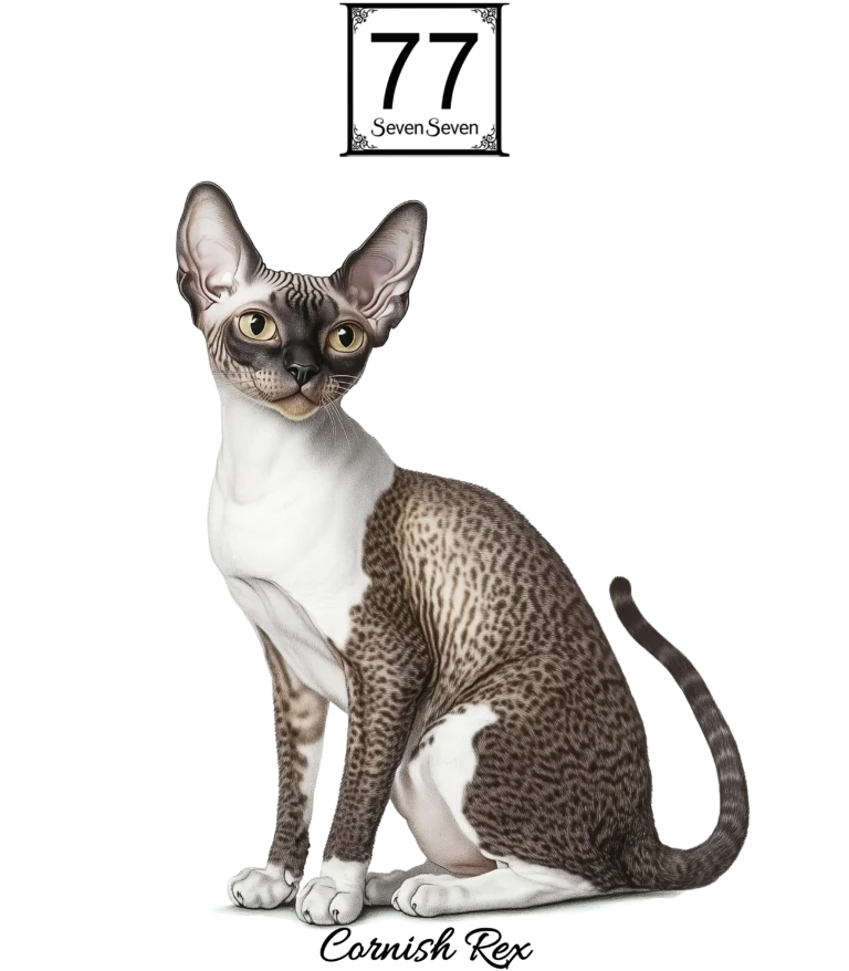 Rex Kornwalijski (Cornish Rex) - bawełniana torba canvas