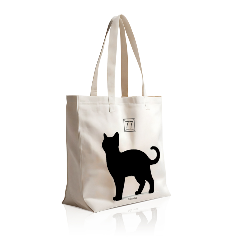 Personalizowany kot - bawełniana torba canvas