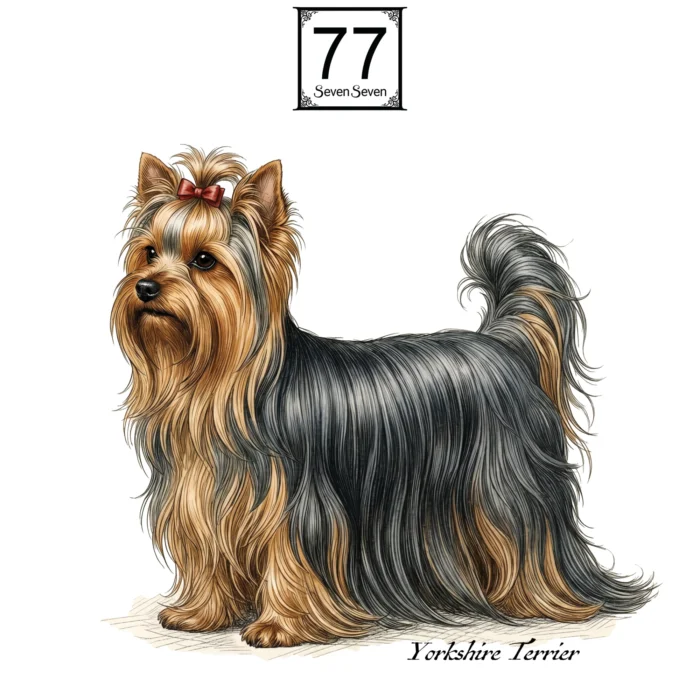 Yorkshire Terrier - bawełniana torba canvas
