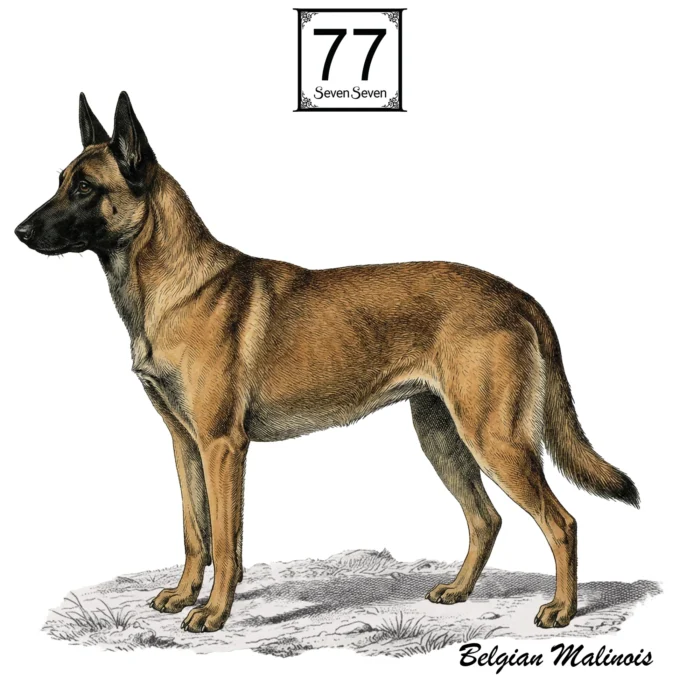 Owczarek Belgijski Malinois - bawełniana torba canvas