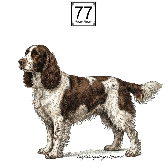 Springer Spaniel Angielski - bawełniana torba canvas