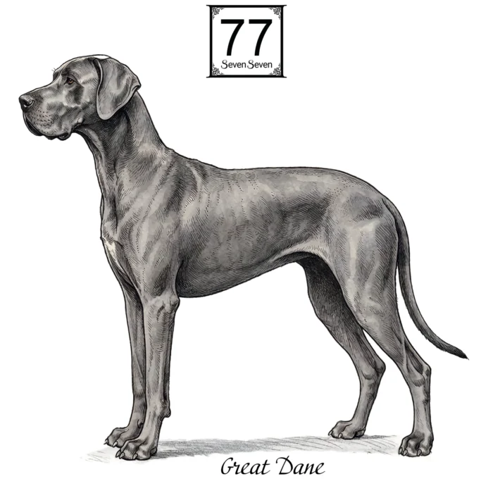 Dog Niemiecki - bawełniana torba canvas