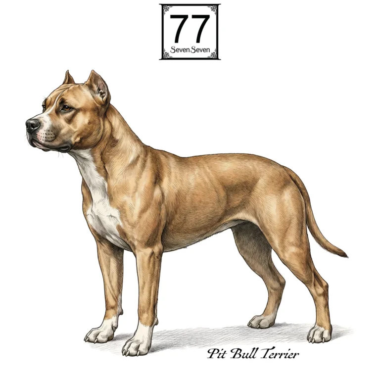 Amerykański Pitbulterier - bawełniana torba canvas