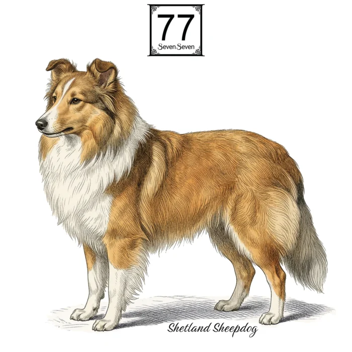 Owczarek Szetlandzki (Sheltie) - bawełniana torba canvas