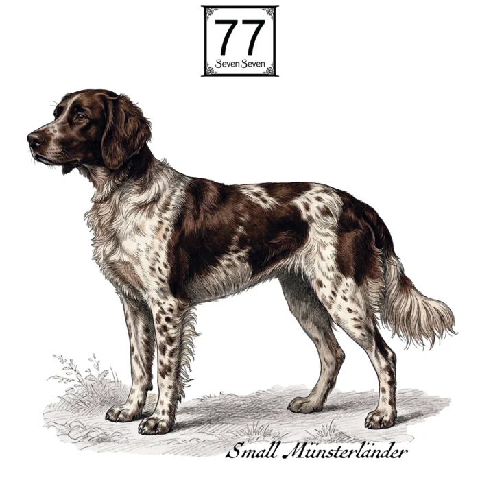 Mały Münsterländer - bawełniana torba canvas