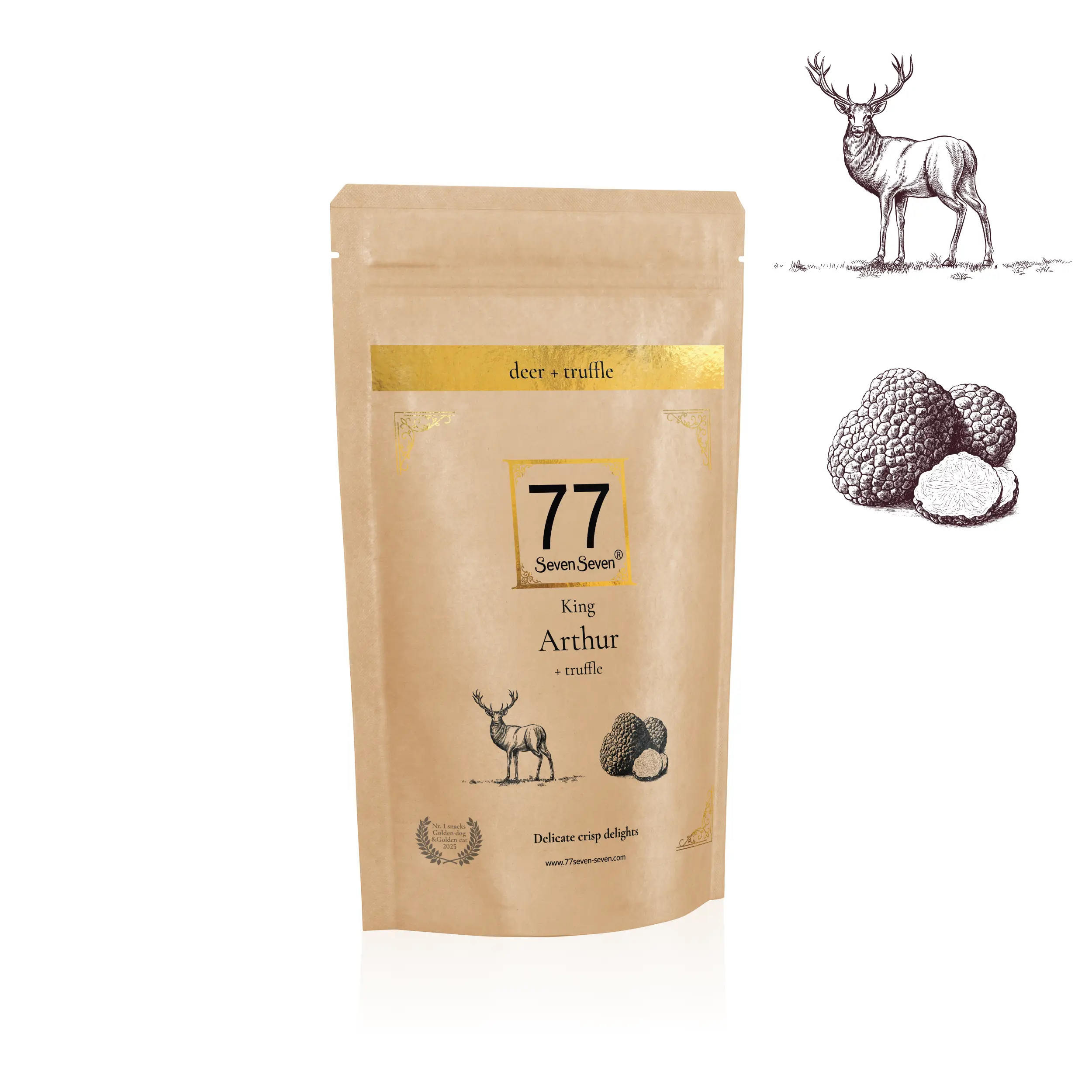 Arthur+ Crispy Bites z suszonego jelenia z truflami