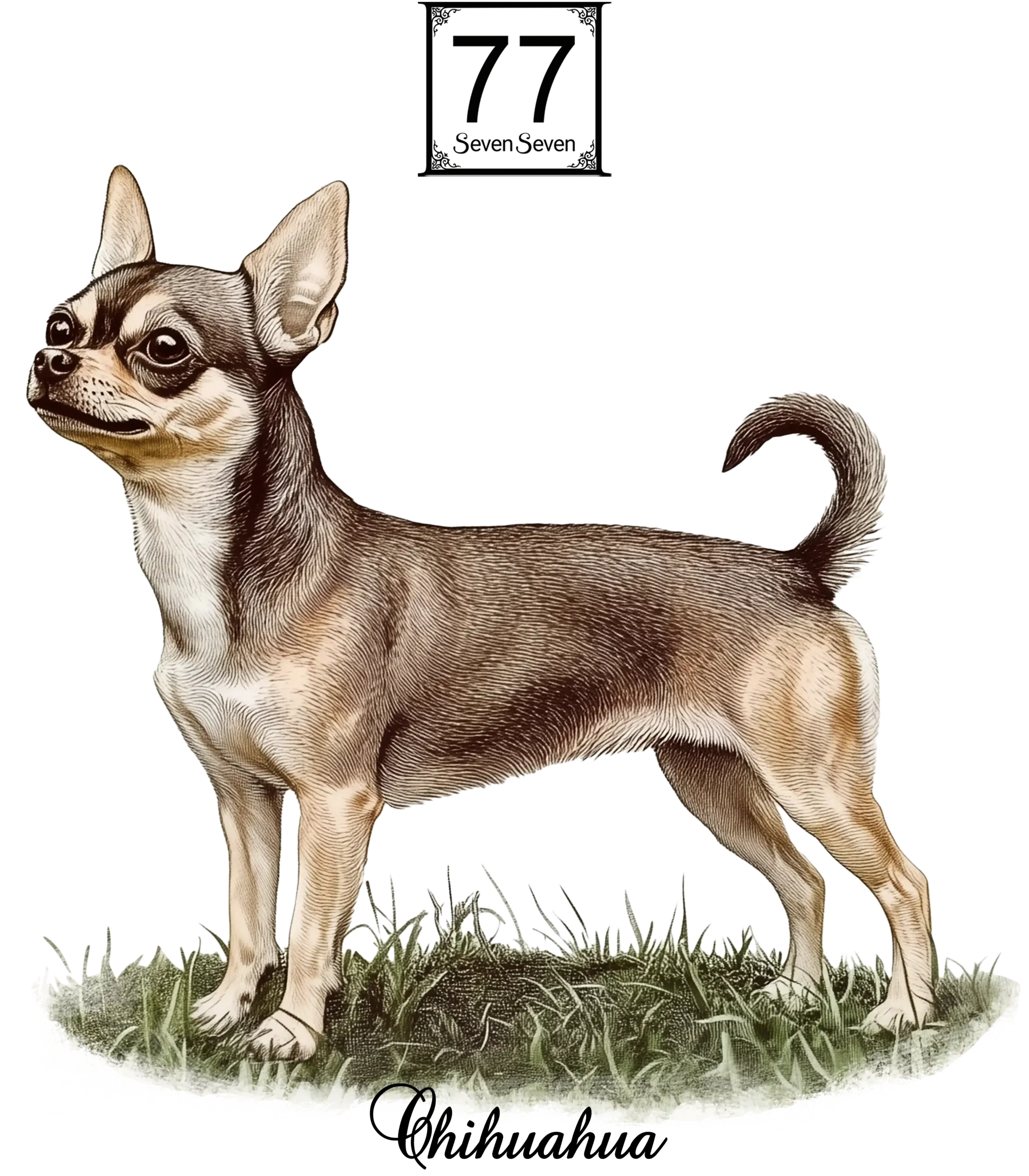 Chihuahua - bawełniana torba canvas - obrazek 2
